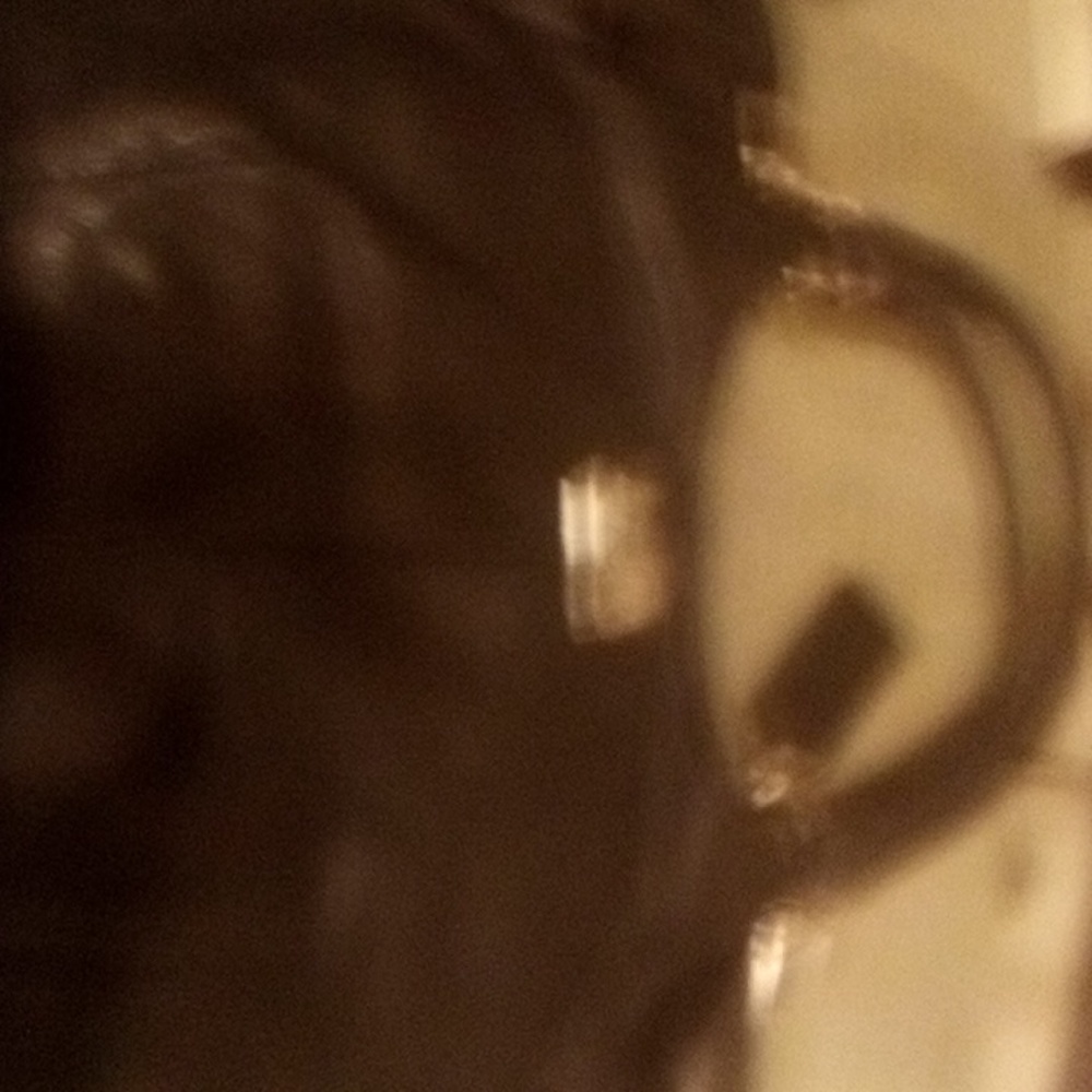 Coach purse black three compartments inside one zips
